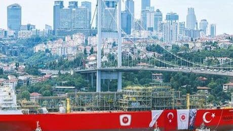 Karadeniz’de gazı 2 katına çıkaracak! İstanbul’un fethinin yıldönümünde Boğaz’dan geçti