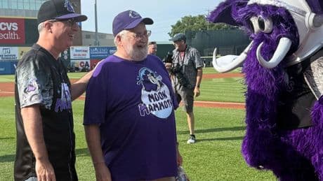 John Oliver's Erie Moon Mammoths debut in front of a record crowd