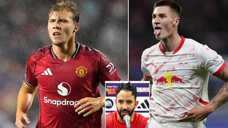 Ruben Amorim delivers update on Rasmus Hojlund's Man United future as they step up pursuit of £70m Benjamin Sesko