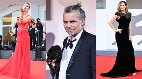 Venezia 2025, pagelle look della penultima serata: Laura Chiatti monotona (6), Piero Pelù e il cane (8), Maria Grazia Cucinotta audace (7)