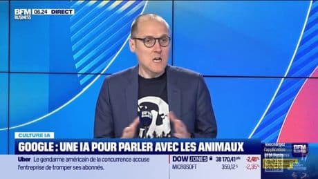 Culture IA : Google, une IA pour parler avec les animaux, par Anthony Morel - 22/04