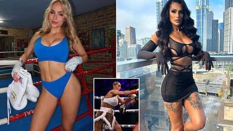 Disgraced former footy WAG Arabella Del Busso lines up boxing fight with glamorous Aussie TV star