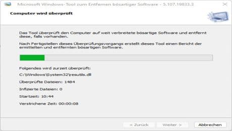 Microsoft Windows-Tool zum Entfernen bösartiger Software