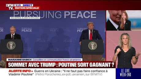 Marianne Babich, franco-ukrainienne, réagit aux propos de Vladimir Poutine qui assure que c'est "une tragédie" ce qu'il se passe en Ukraine