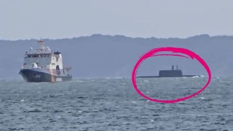 U-Boot vor Rügen: Thyssenkrupp-Schiff "Drakon" vor Sassnitz gesichtet