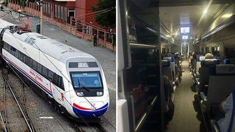 İstanbul-Ankara seferini yapan hızlı trende yağış nedeniyle arıza: 1 buçuk saat yolda kaldı