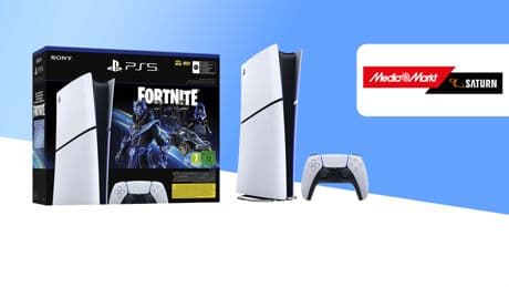 Gaming-Deal: Sony PS 5 Slim Digital Edition und Fortnite Cobalt Star im Set!