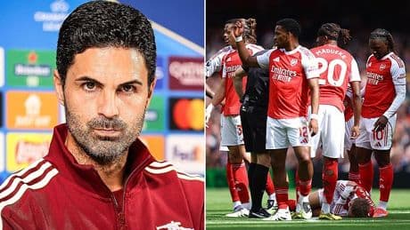 Mikel Arteta dealt huge Champions League blow as Arsenal stars are ruled out of Athletic Bilbao clash