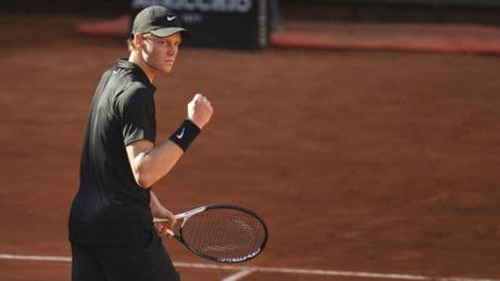 Jannik Sinner wins his second match back from doping ban at Italian Open