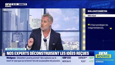 Bullshitomètre : "Il faut privilégier les méga-tendances" - FAUX répond Stéphane van Huffel - 10/09