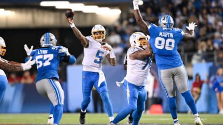 Trey Lance has big night in Chargers’ win over Lions in Hall of Fame game