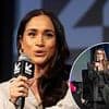 Moment Meghan Markle was interrupted publicly during panel event: How actress Brooke Shields stopped Duchess's gender activism story to share just how 'different' they are