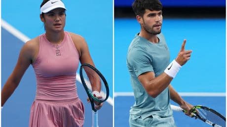 US Open live: Raducanu-Alcaraz in controversial new mixed doubles event after Jannik Sinner withdraws
