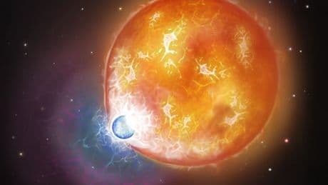 El telescopio Hubble desvela las secuelas de una extraña colisión entre estrellas