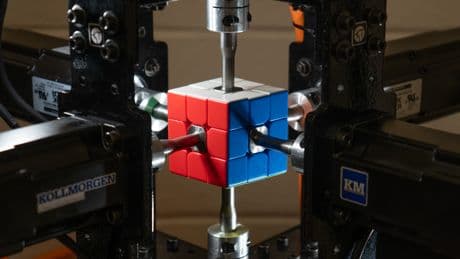 How college students built the fastest Rubik’s Cube-solving robot yet