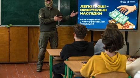 Ukraine Warns Teenagers the Enemy Is Inside Their Phones