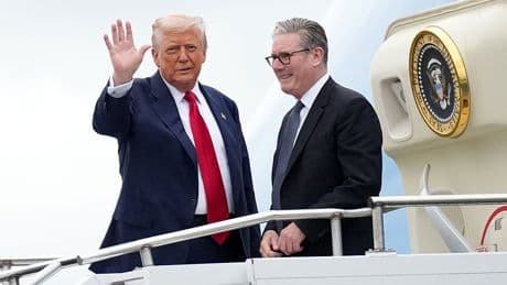 Music, military parades and no blimps – how the UK will show Trump a good time