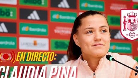 La rueda de prensa de Claudia Pina previa a Suiza, en streaming