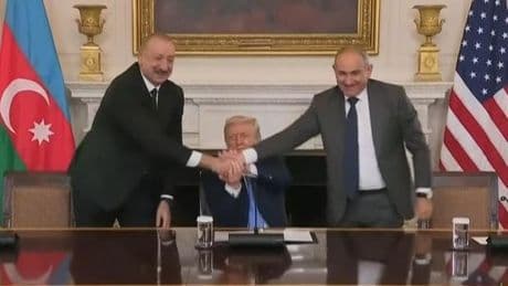 Beyaz Saray'da Trump, Aliyev, Paşinyan zirvesi | Trump: 35 yıllık savaş bitti