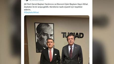 AKP'li Nihat Zeybekci: TÜSİAD Başkanı'na gözaltı şık değil