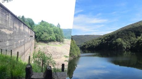 El embalse de Artikutza en Navarra se ha mantenido vacío pese a las lluvias. Su destino es otro: el derribo