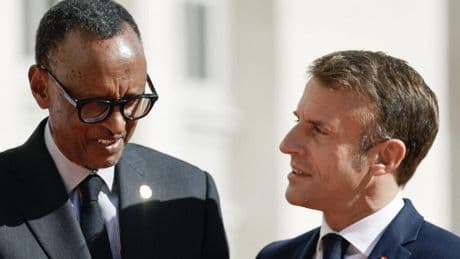 Emmanuel Macron a reçu Paul Kagame à l'Élysée