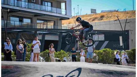 Üniversiteli gençler Pump Track Parkı’na tam not verdi