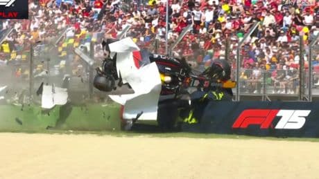 Überschlagen bei 200 km/h - Horror-Unfall überschattet Formel-1-Quali