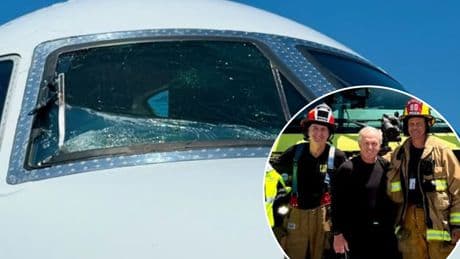 Golf legend Greg Norman details terrifying flight as windscreen shatters after ‘loud pop’