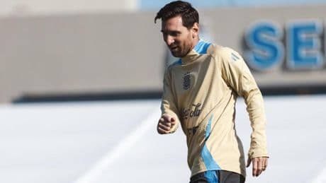 Messi ya está de vuelta con la selección argentina