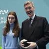 Jacob Rees-Mogg reveals his teenage daughter Mary has joined Reform UK... but ex-Tory MP insists he WON'T defect to Nigel Farage's party despite being mobbed at their conference