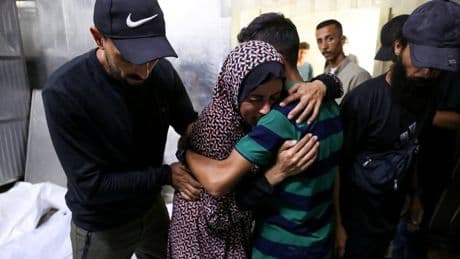 At least 36 killed by Israeli fire while seeking aid in Gaza, hospital says