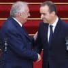 VIDEO. "Il va falloir des ruptures" : revivez les discours de passation de pouvoir entre Sébastien Lecornu et François Bayrou à Matignon
