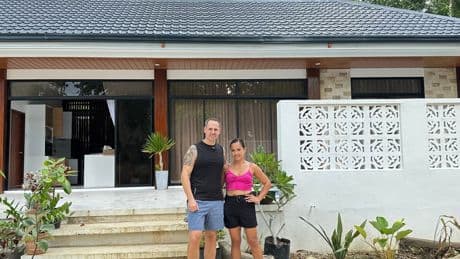 Their lives used to revolve around city traffic. They gave it up to build an island home in the Philippines for $85,000.