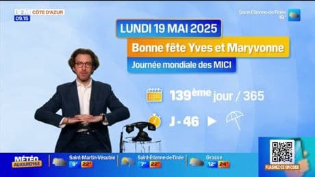 "Au revoir" La météo de Colas du lundi 19 mai 2025 !