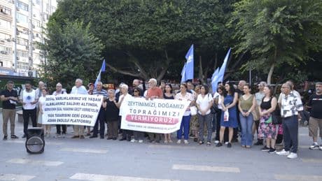 Adana’da “Süper Talan Yasası”na karşı alana çıkan yurttaşlar: "Bu bir işgal yasasıdır"