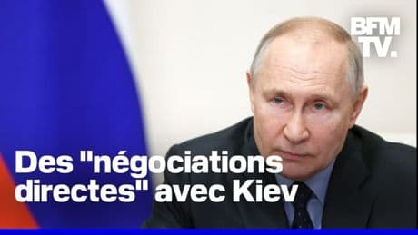 Guerre en Ukraine: Vladimir Poutine a répondu à la proposition de trêve ukrainienne en proposant des "négociations directes"