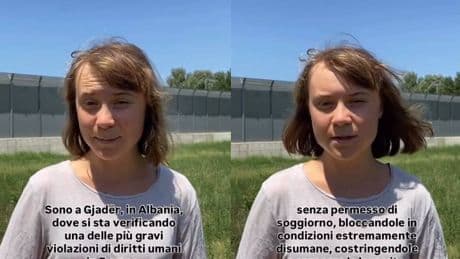 Ora Greta si occupa anche di migranti: "Cpr in Albania violano i diritti umani"