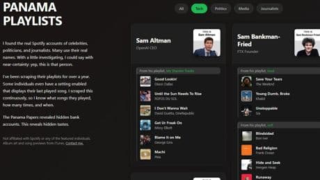 Ti sei mai chiesto quali siano le canzoni o le playlist preferite dalle persone più influenti del mondo?