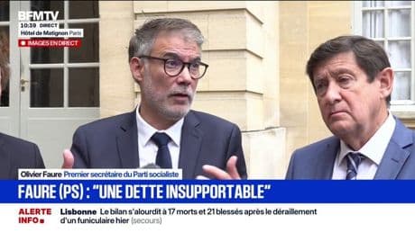 Budget: "Le plan qui a nous été proposé le 15 juillet plonge le pays dans la dépression et la récession", estime Olivier Faure