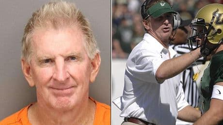 Ex-USF coach Jim Leavitt arrested for battery and theft after allegedly taking ex's Louis Vuitton bag