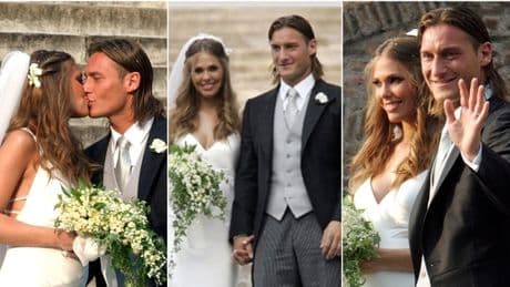 Francesco Totti e Ilary Blasi, vent'anni fa il matrimonio show (in diretta tv): gli abiti firmati Giorgio Armani, la location, gli invitati