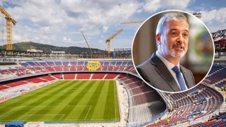 Collboni, alcalde de Barcelona, sobre las obras del Camp Nou: "Lo que más preocupa es la seguridad"