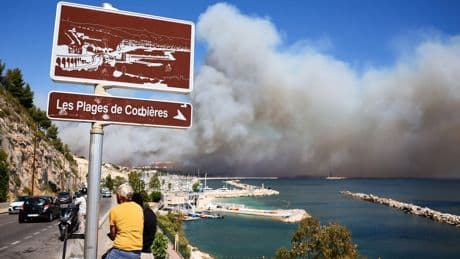 Marseille airport suspends flights as raging wildfire reaches France's second-biggest city