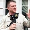 Tommy Robinson pleads not guilty to harassment