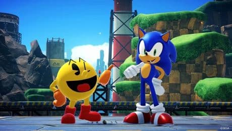 Sonic and Pac-Man are teaming up for crossovers in two different games