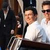 Skinny Leonardo DiCaprio, suave Tom Brady and newly-single Orlando Bloom lead stylish male guests at Jeff Bezos' wedding