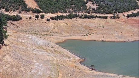 Edirne'de Kadıköy Barajı'nda su seviyesi yüzde 1'in altına düştü