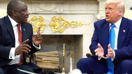 Denkwürdiges Treffen im Oval Ovvice: Trumps nächster Affront trifft Südafrikas Präsident Ramaphosa
