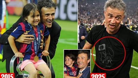 Luis Enrique pays emotional tribute to daughter Xana with heartwarming act after Champions League final triumph for PSG